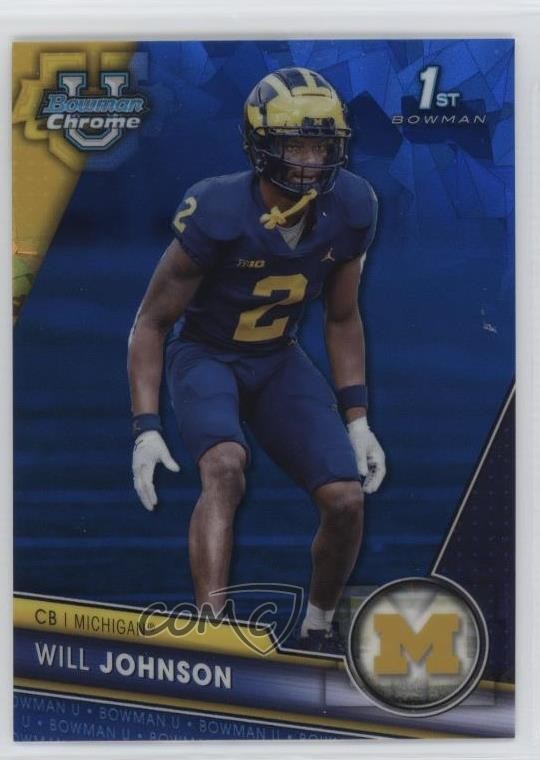 2023 Bowman U Chrome Sapphire Edition Will Johnson #157 0j3l