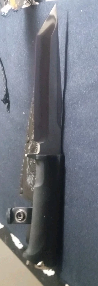 Kizlyar Korshun Tactical Hunting Knife Aus8 Leather Sheath And Waterproof Bag - Image 3 of 4