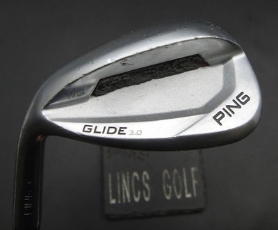 Linkshänder Ping Glide 3.0 WS 56° Sand Wedge Steifer Stahlschaft Golf Pride Griff