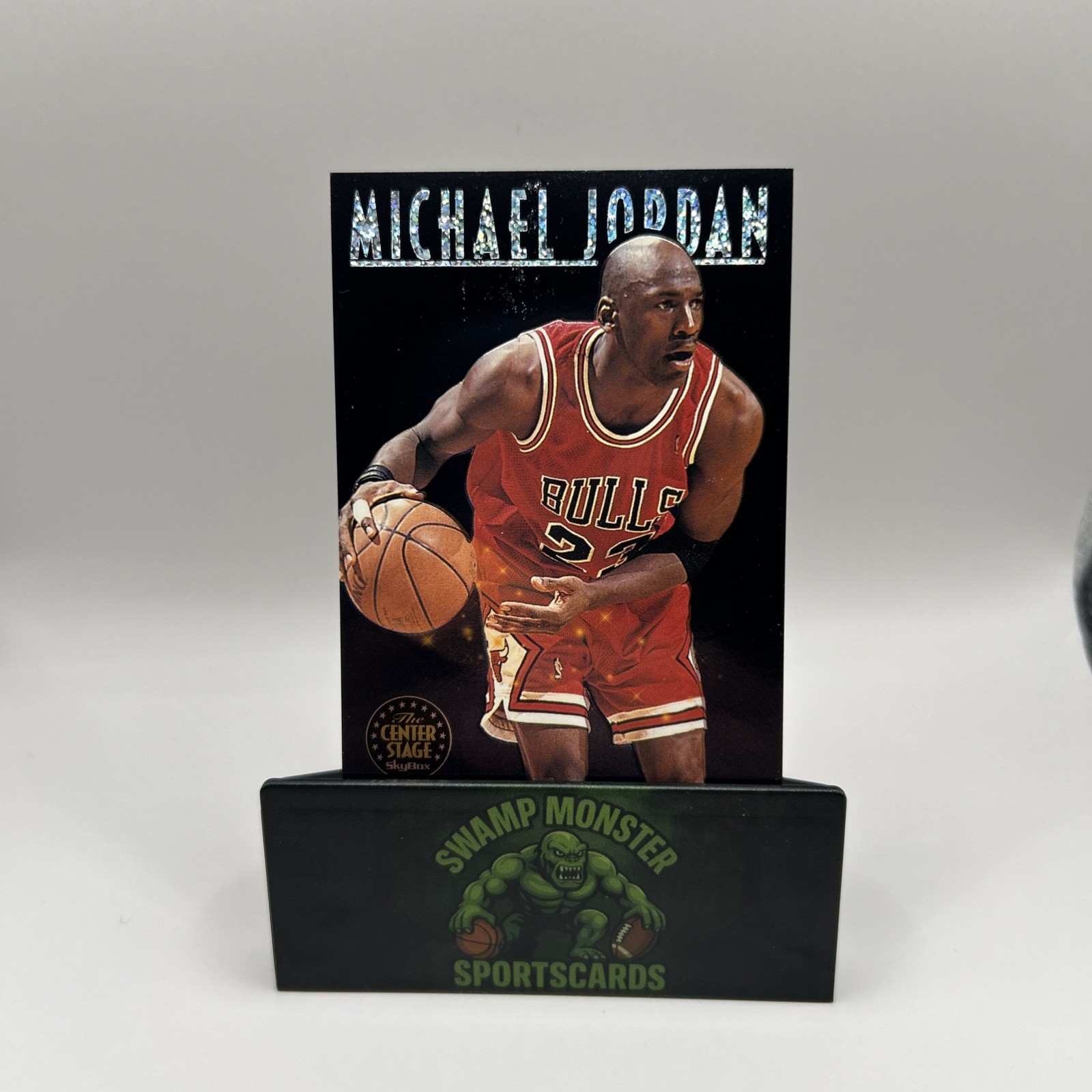 1993 SkyBox Premium #CS1 Michael Jordan CENTER STAGE Chicago Bulls HOF
