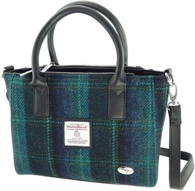 HARRIS TWEED TOTE HANDTASCHE BRORA LB1228 WOLLE SCHULTERTASCHE DAMEN GELDBEUTEL BEST ONE