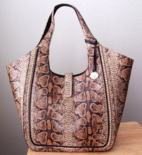 Brahmin CARLA Hazelnut Shenandoah Tote Purse Handbag Satchel    Rare CLASP   NWT