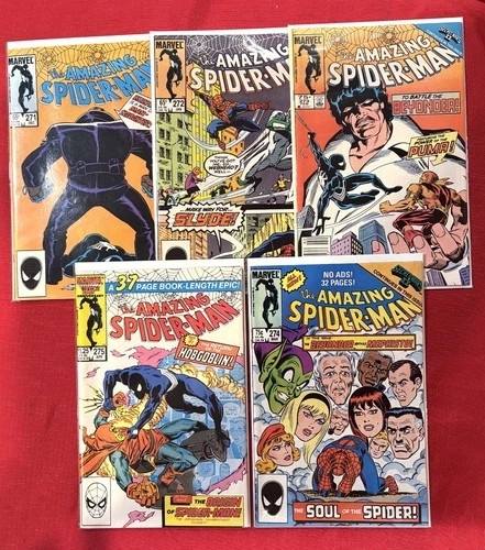 Amazing Spider-Man #271–275 Comic Lot — Classic 1985–86 Marvel I Hobgoblin