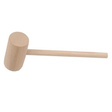 3pcs Wood Mini Hammer Cake Mallet Solid Mallet for Home Restaurant