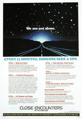 Enge Begegnungen der dritten Art 8 Us 1977 Filmplakat Kunstdruck Blockbuster