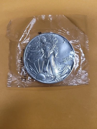 1986 1 oz Fine Silver American Eagle Dollar - Uncirculated And Sealed