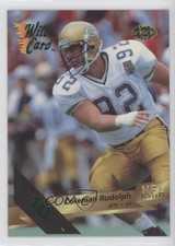 1993 Wild Card 10 Stripe Coleman Rudolph #114 Rookie RC 0h1. rookie card picture