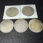 Lot Of 5 Morgan Silver Dollars