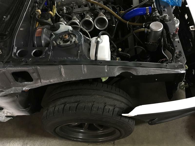 yj TOYOTA LEVIN TRUENO AE86 Genuine Front Fender Seal Packing 53882