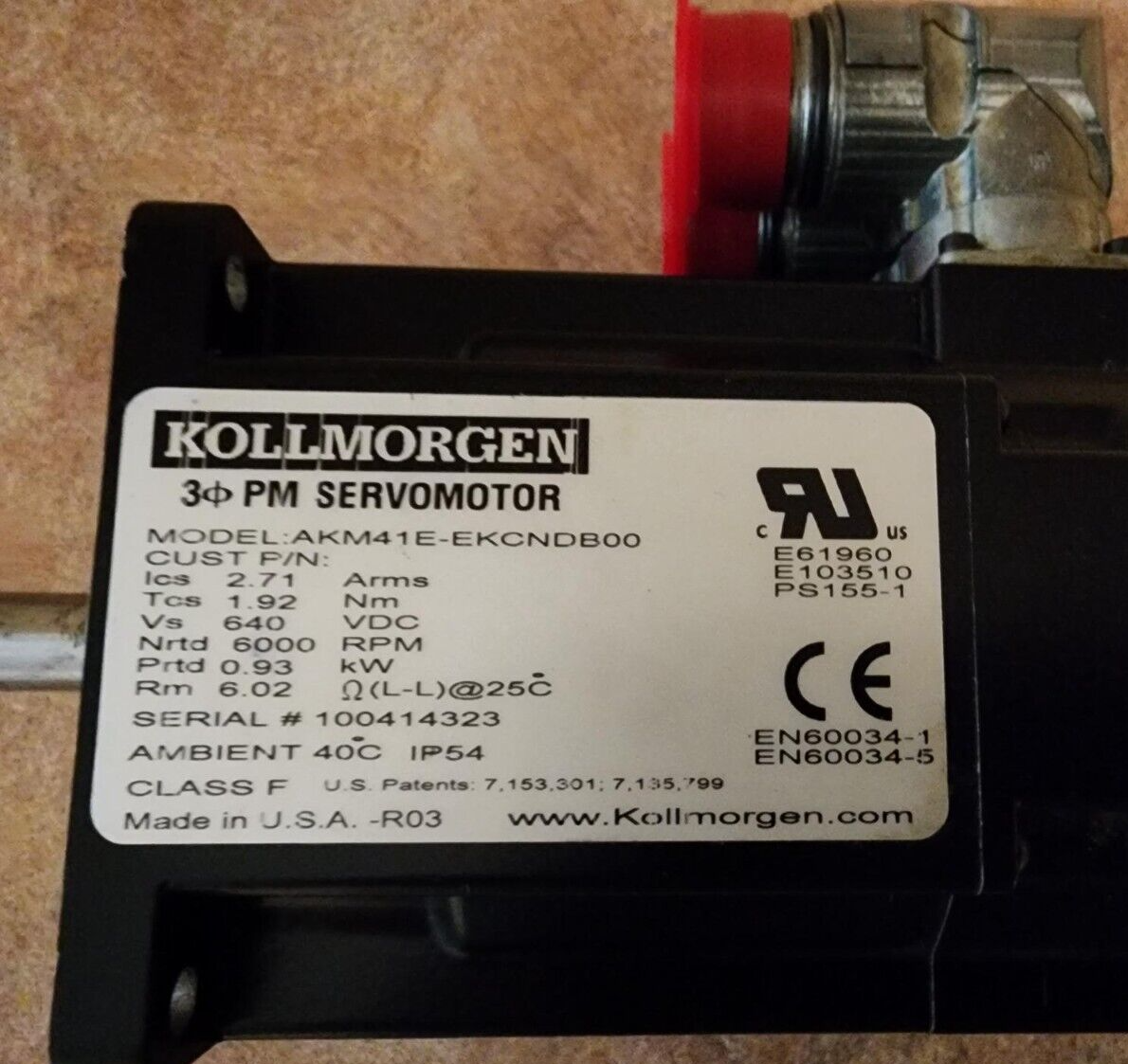 KOLLMORGEN M22NRXE-LDF-M1-00 – Nuovo Senza Scatola – Motore/Drive