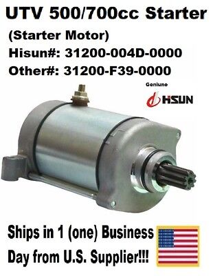 Starter Motor for HiSUN HS500 550 700 750 MASSIMO BENNCHE ATV UTV 31200-F39-0000