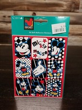 Vintage CLEO Set of 36 Disney Mickey Mouse Unlimited Stickers NOS 90's USA Made