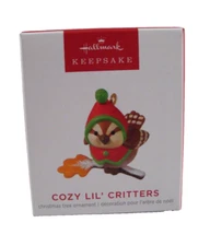 2023 Hallmark Cozy Lil' Critters Mini Bird Ornament New