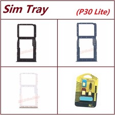 Black Blue White OEM Nano Sim Card SD Card Tray Slot Holder For Huawei P30 Lite