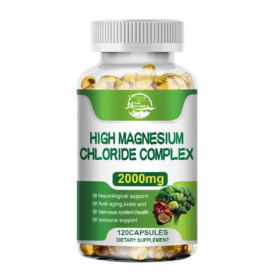Magnesium Citrate 3-in-1 Complex, 2000mg Magnesium Supplements - High Absorption