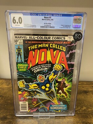 NOVA #1 1976 CGC 6.0 MARVEL 
