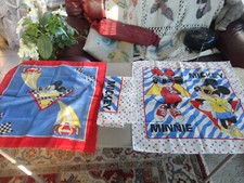 Mickey and Minnie set of 2 bandanas & a Mickey racer bandana