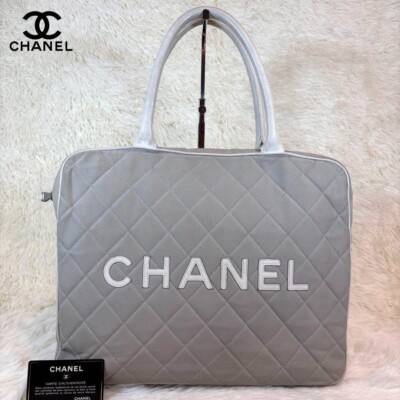 Authentic Chanel handbag, sports line, Matelasse, with serial number seal 