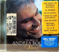 The Best of Andrea Bocelli: Vivere BRAND NEW / FACTORY SEALED / NEVER OPENED