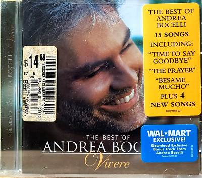 The Best of Andrea Bocelli: Vivere BRAND NEW / FACTORY SEALED / NEVER OPENED