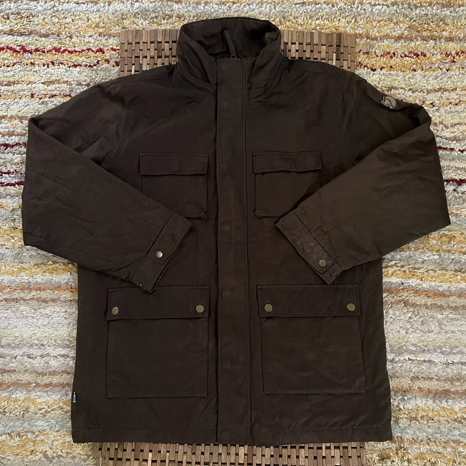 fjallraven moleskin full zip utility jacket