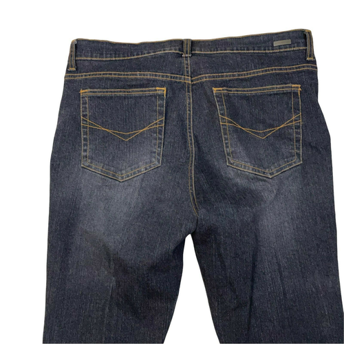 Vaqueros de mezclilla Gloria Vanderbilt Giselle pequeños 12 azul oscuro 29 entrepiernas - Imagen 9 de 9