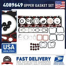 Premium NEW Complete Upper Gasket Kit For 89-98 Cummins Dodge Ram 5.9L 12V