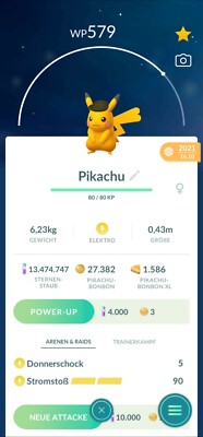   Pokémon Go Shiny Pikachu Safari Cap - Schillernd Pikachu Safari Hut   PoGo