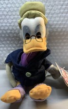 The Disney Store 10" Plush Ebenezer Scrooge McDuck Bean Bag Beanbag w/ Tags -e9