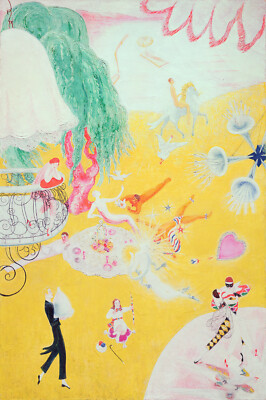 Love Flight of a Pink Candy Heart :  Florine Stettheimer  : Archival Art Print