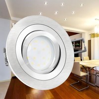 RF-2 Alu Led Einbauleuchte 230V 6W Dimmbar 3CCT Warm Neutral