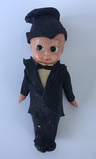 Antique 1920s Celluloid Wedding Cake Toppers Kewpie Doll GROOM Tuxedo Googly Eye