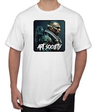 NEW Art Society CYBORG BOXING LEGEND WHITE Tee Shirt SMALL-3XLARGE MADE IN USA