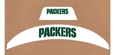 Speedflex Stickers NOS FS Green Bay Packers Riddell SpeedFlex Helmet Bumper Decals - 20 ...