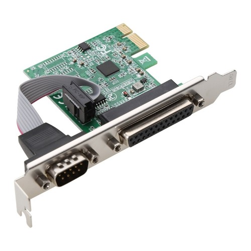 AX99100 1P1S RS232 Serial Parallel Port DB25 25Pin PCIE Card PCI-E for Exp - Photo 5/10