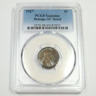1927 P PCGS AU Detail - TONED Lincoln Wheat Penny Cent - 1c US Coin #49807A