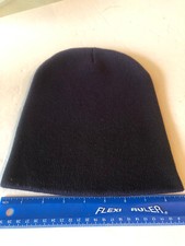 Navy Blue Blend Winter Knit Hat Beanie JS