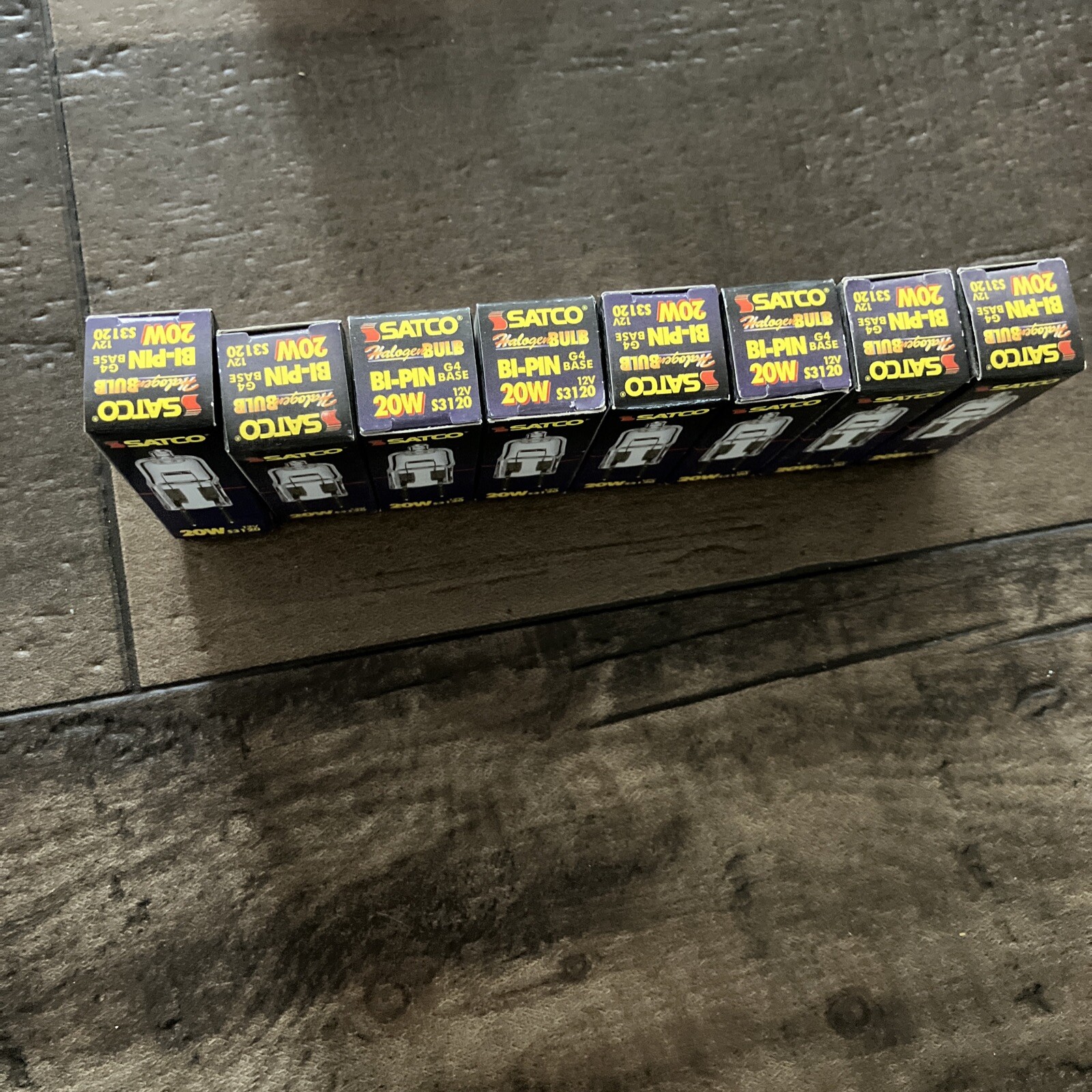 Lot Of 8 Satco S3120 Bulb 20W Watt T3 Clear 12V 2-Pin Bi-Pin G4 2900K ...