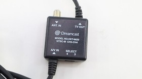 OEM Sega Dreamcast RF RFU Switch Adapter Antenna Cable Model HKT-8820 Tested