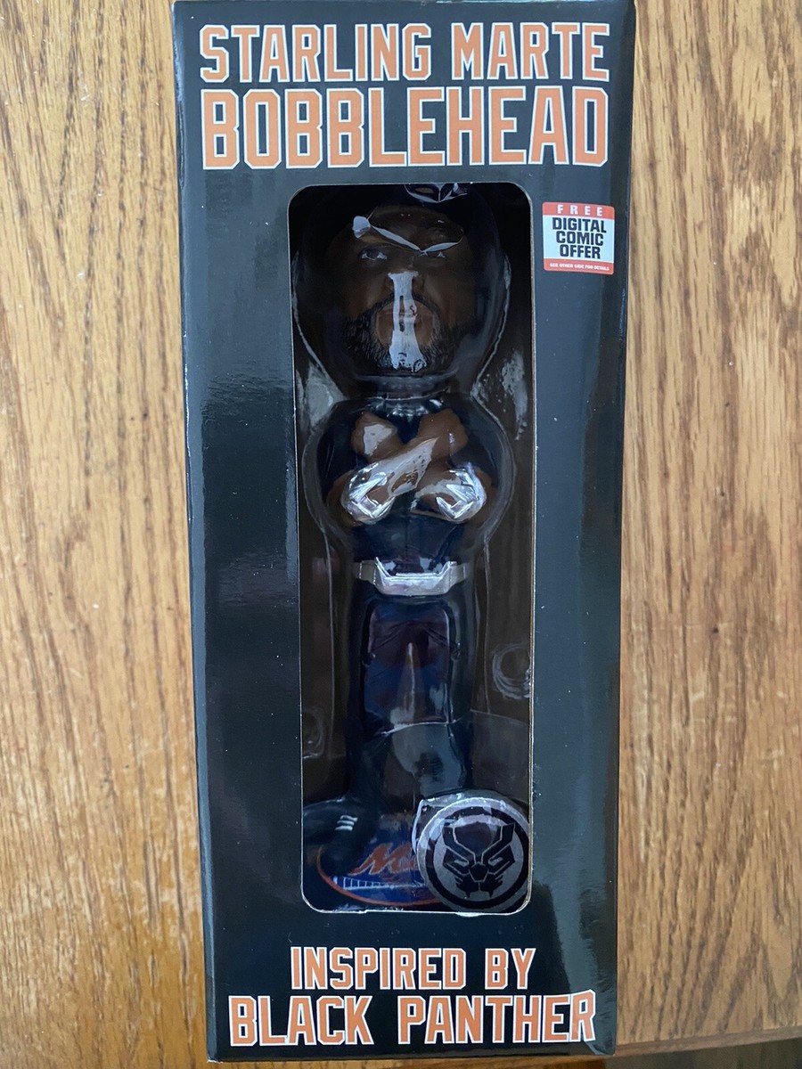 New York Mets Starling Marte Black Panther Bobblehead 2023