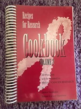 Recipes for Research Cookbook Volume 2 Breast Cancer Janice Stompro Survivor