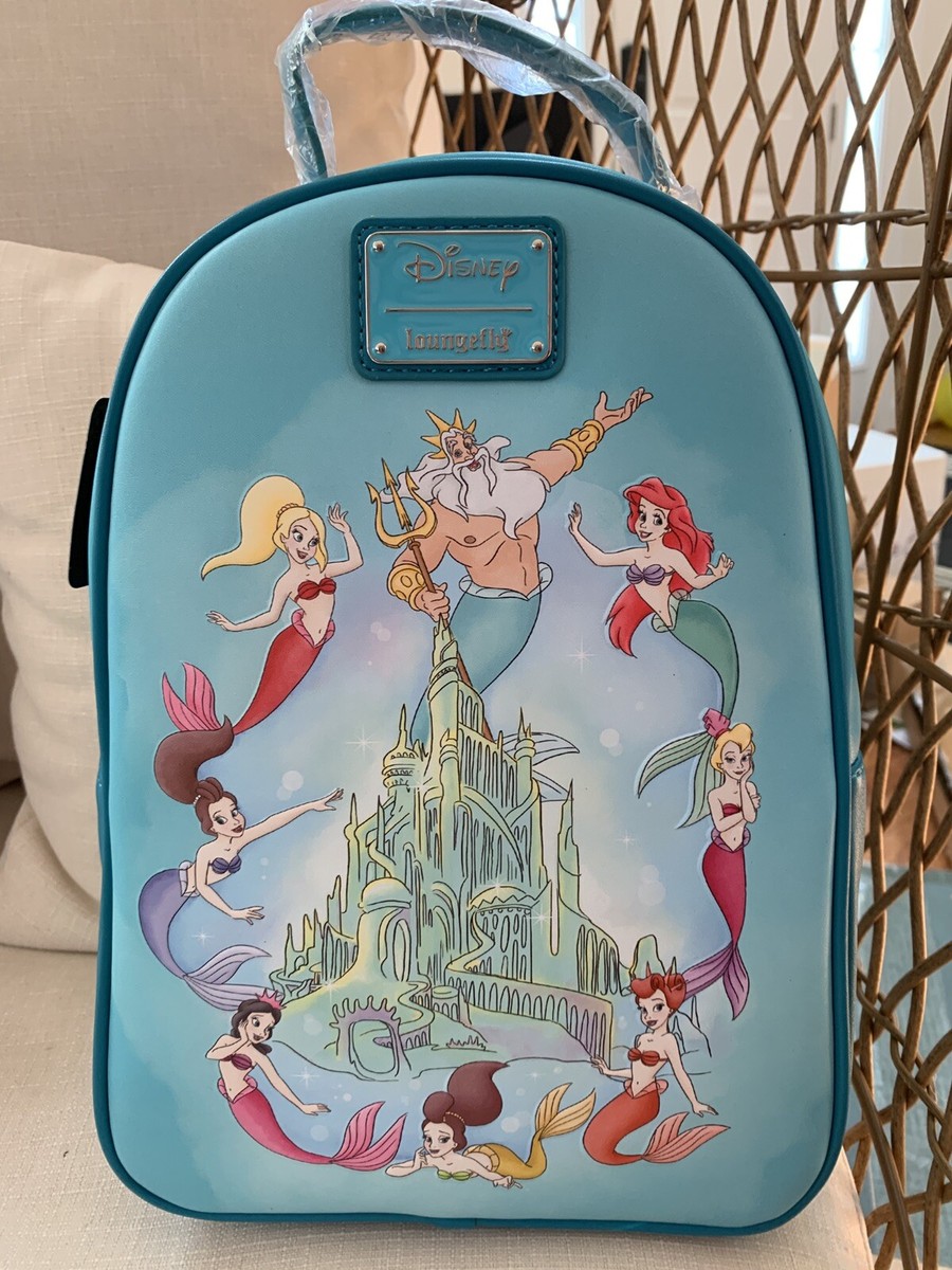 Loungefly Disney The Little Mermaid Ariel Family Castle Mini