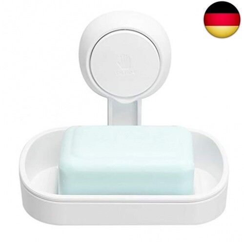 Leverloc Seifenschale Dusche Mit Saugnapf Seifenhalter Ohne Bohren Bad-image
