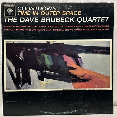 Dave Brubeck Countdown Time In Outer Space 1962 Vinyl, LP Columbia CL-1775 (VG)