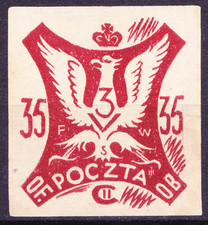 PL 018 Polish Officers POW Camp Woldenberg Fi 38 expertised