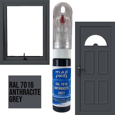 Ral 7016 Anthrazit Grau Upvc Fenster Tür Rahmen Touch Up Paint Kratzer Chip 20ML
