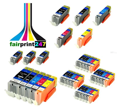 MARKENLOS Cartucce XXL sostituite Canon PGI-550 BK CLI-551 XL C M Y con chip no originali