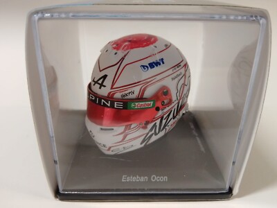 Casque Esteban Ocon 2024 – Alpine F1 Team – Miniature Spark Échelle 1/5 – Neuf (EAN 9580006191380)