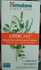 Himalaya Liver Care 180 Vegetarian Capsules Dairy-exp Date 2027