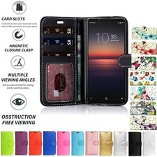 For Sony Xperia 5 ii Case Cover Flip Folio Leather Wallet Credit Card Slot